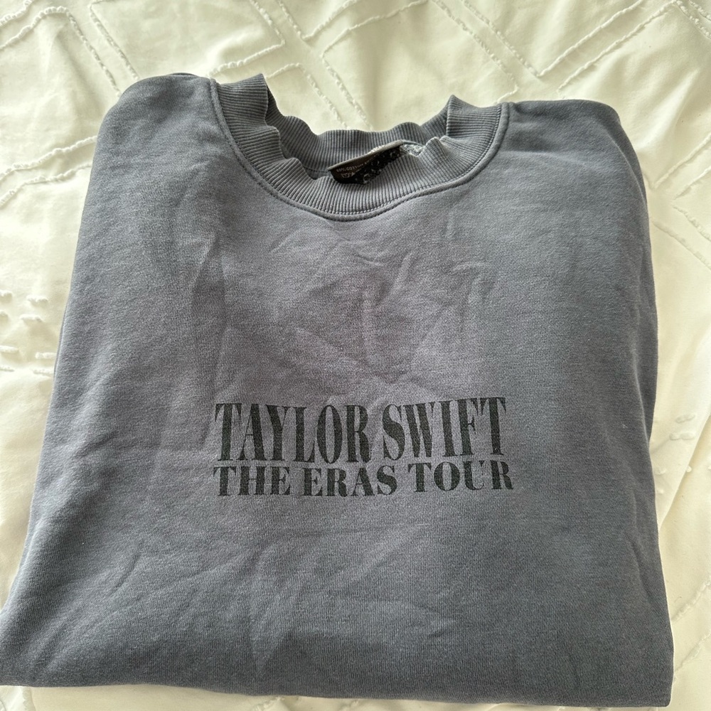 original taylor swift eras tour blue sweatshirt (US version)